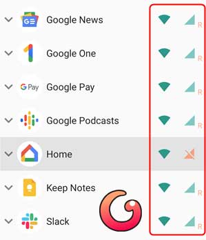 Ứng dụng chuyển từ màu xanh sang màu cam