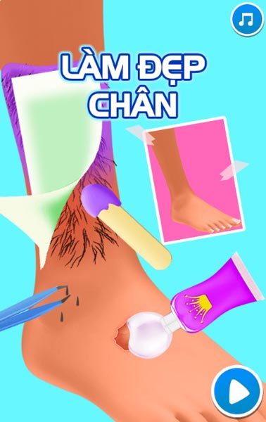 Chơi game Làm đẹp chân - GameVui