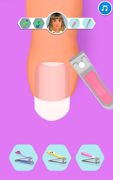 Cắt tỉa móng chân