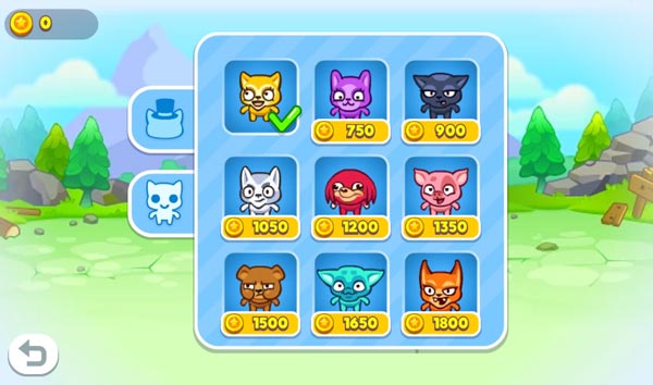 Các mẫu Skin mũ, phụ kiện, nhân vật... trong Shop cửa hàng