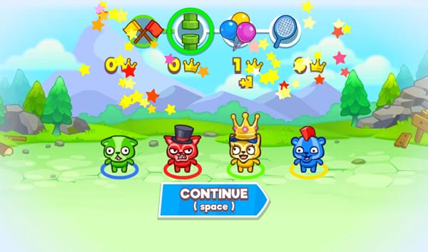 Giành chiến thắng trong Toon so tài - PartyToons