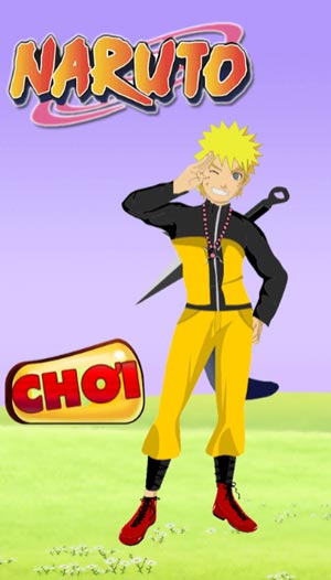 Chơi game Trang phục Naruto - GameVui