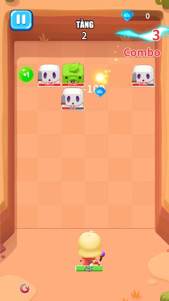 Tận dụng khả năng nảy của bóng phép để tạo Combo