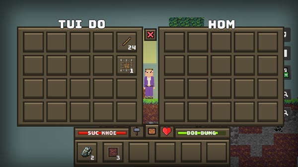 Túi đồ và hòm vật phẩm