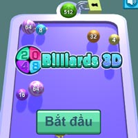 2048 Billiards 3D