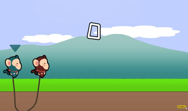 Chơi game Khỉ đu dây - Monkey Ropes tại GameVui