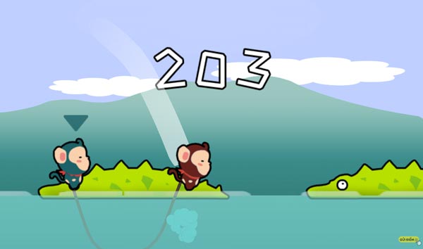 Đừng để 2 anh em khỉ cách xa nhau quá