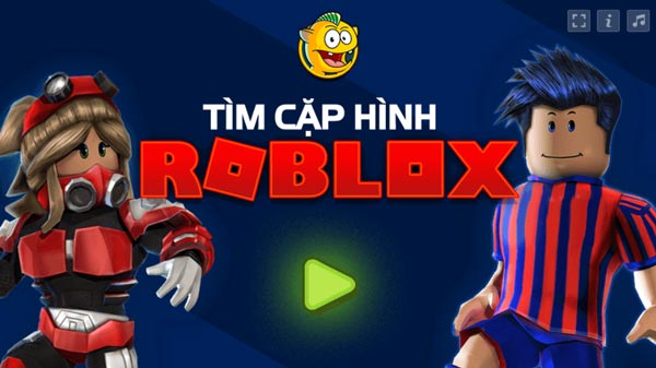 Chơi game Tìm cặp hình Roblox - GameVui