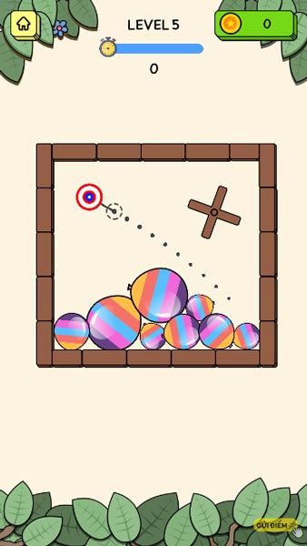 Chọn hướng để ném phi tiêu thật tối ưu