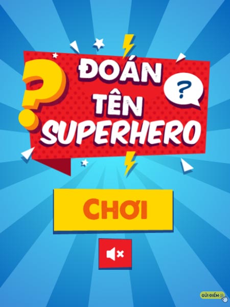 Chơi game Đoán tên Siêu anh hùng - GameVui