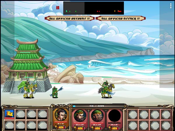 Nhiệm vụ tối ưu trong trận chiến là bảo vệ được vị vua và thành trì