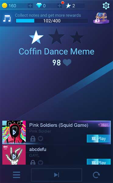 Phần thưởng nhận được