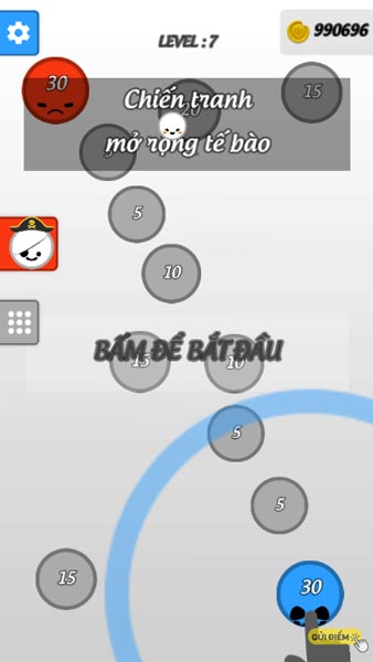 Chơi game Chiến tranh mở rộng tế bào - GameVui