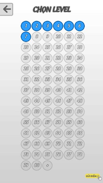 Rất nhiều cấp độ level để thử thách người chơi