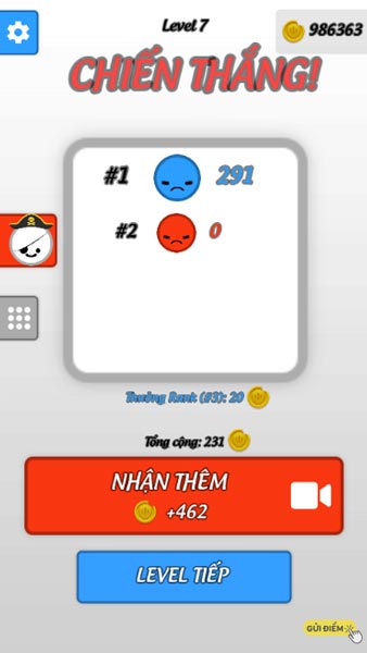 Giành chiến thắng trong game