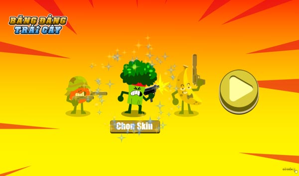 Lựa chọn nhân vật để chiến đấu