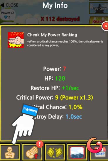 Chỉ số nhân vật