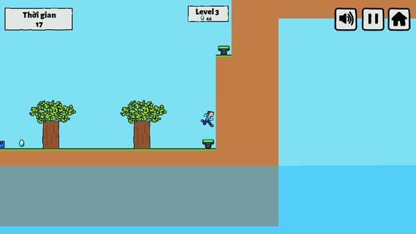 Di chuyển Steve khéo léo, tránh khỏi bẫy và quái vật