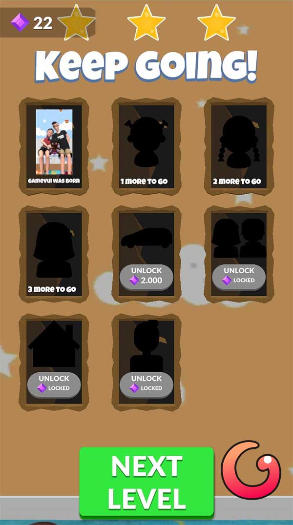 Hoàn thành cấp độ