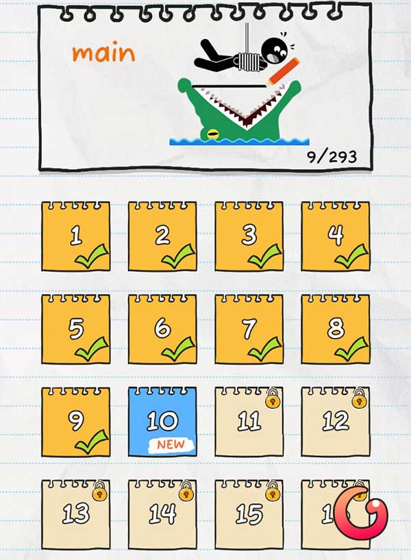 Tất cả cấp độ của Draw 2 Save