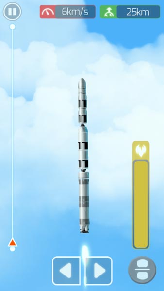 Điều khiển tên lửa thẳng đứng khi khởi động để đạt vận tốc tối đa