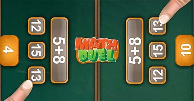 Cách chơi game toán học 2 người - Math Duel