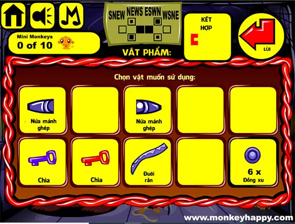 Các vật đã thu được