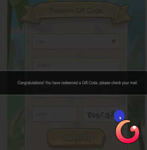 Nhập code thành công