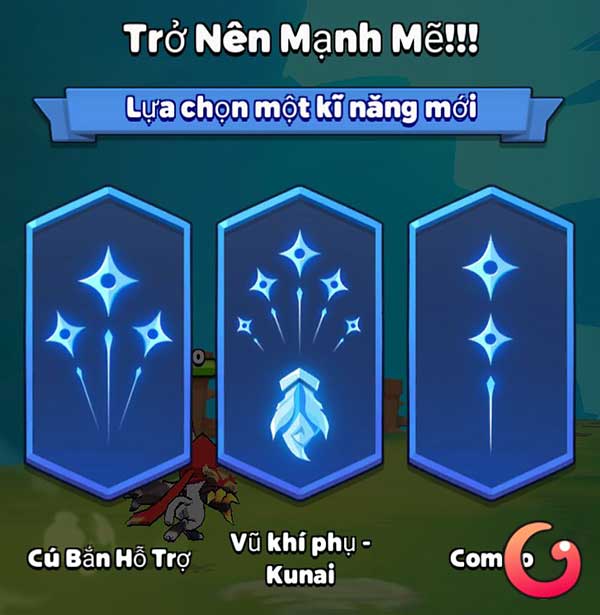 Chọn kĩ năng mới