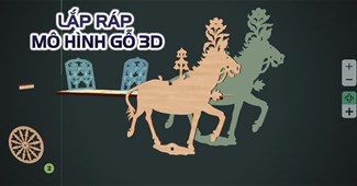 Lắp ráp mô hình gỗ 3D