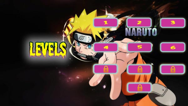 Lần lượt giúp Naruto chinh phục hết tất cả cấp độ