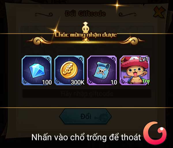 Chúc mừng nhận được