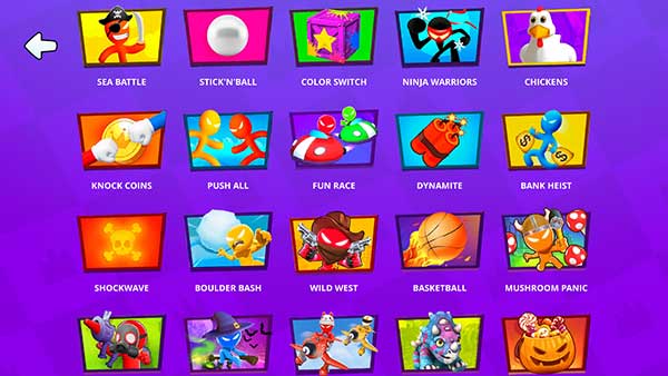 Danh sách trò chơi