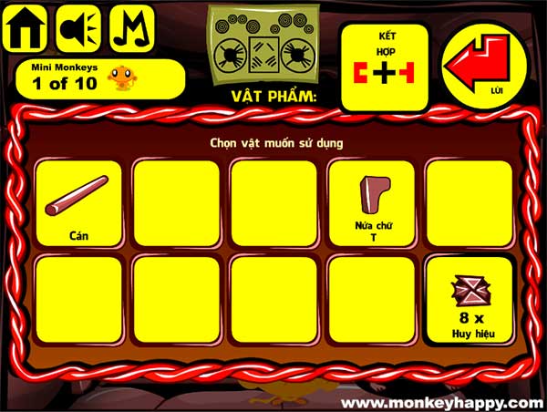 Các vật đã thu được