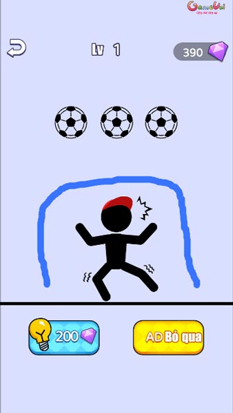 Làm sao để giúp người que Stickman?