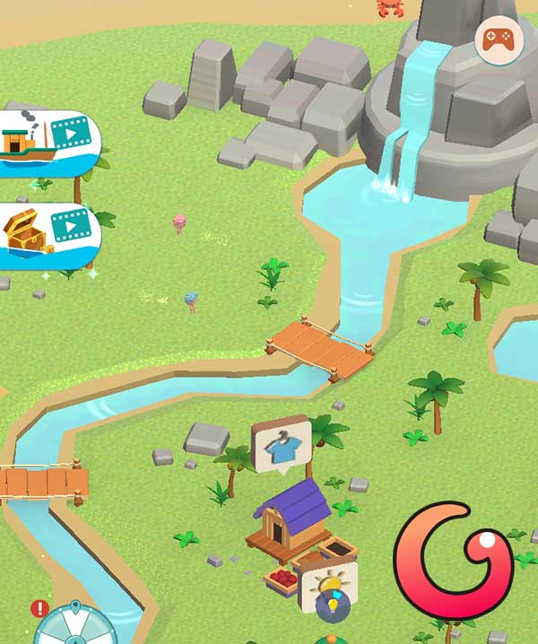 Nhân vật tự động khai thác tài nguyên