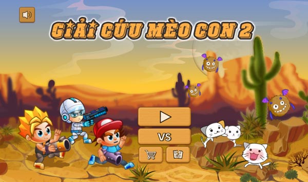 Chơi game Giải cứu mèo con 2 - GameVui