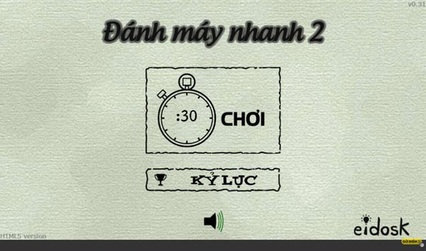 Chơi game Đánh máy nhanh 2 - GameVui