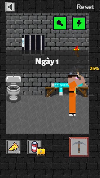 Mỗi ngày đều phải đào tường để vượt ngục