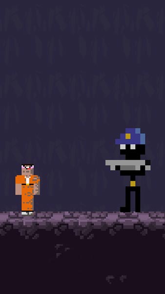 Cố gắng tránh khỏi sự canh gác của lính canh