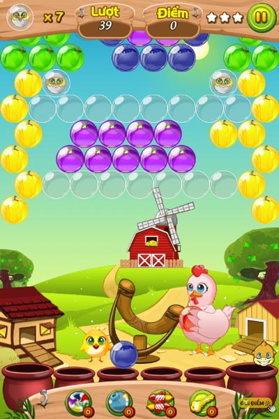 Giải phóng những chú gà trong giới hạn số lần bắn