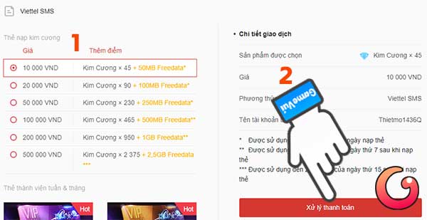 Xử lý thanh toán