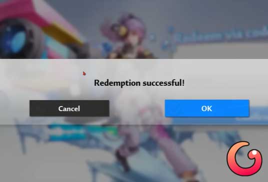 Nhập code thành công