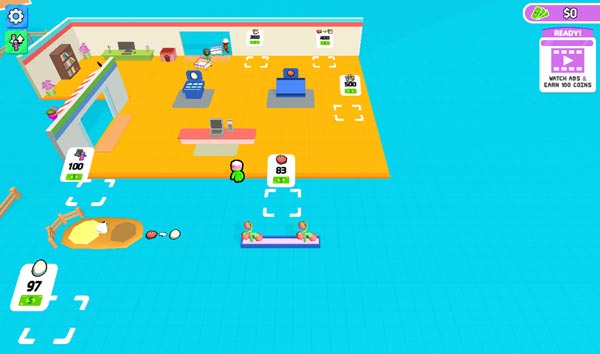 Mang hoa quả, trứng gà từ cây và đàn gà để bày lên kệ hàng