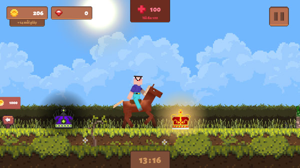 Nhặt vương miện để bắt đầu cuộc chiến