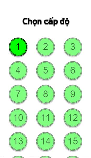 Chọn cấp độ