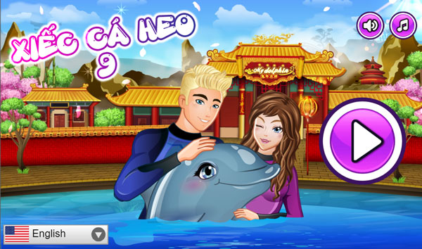 Chơi game Xiếc cá heo 9 - GameVui