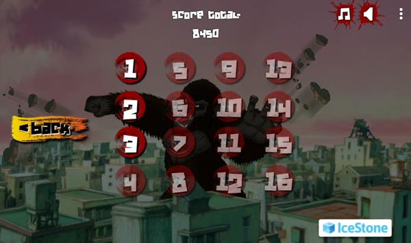 Lựa chọn cấp độ để thử thách