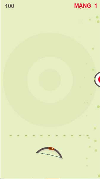 Bắn trúng sẽ ghi 100 điểm