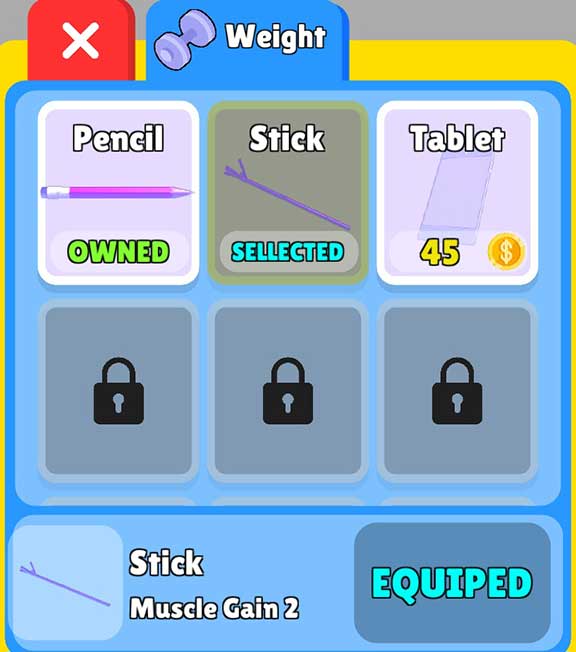 Túi đồ của nhân vật